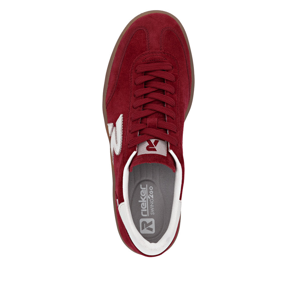 Rieker W3700-35 Red Offwhite Trainers