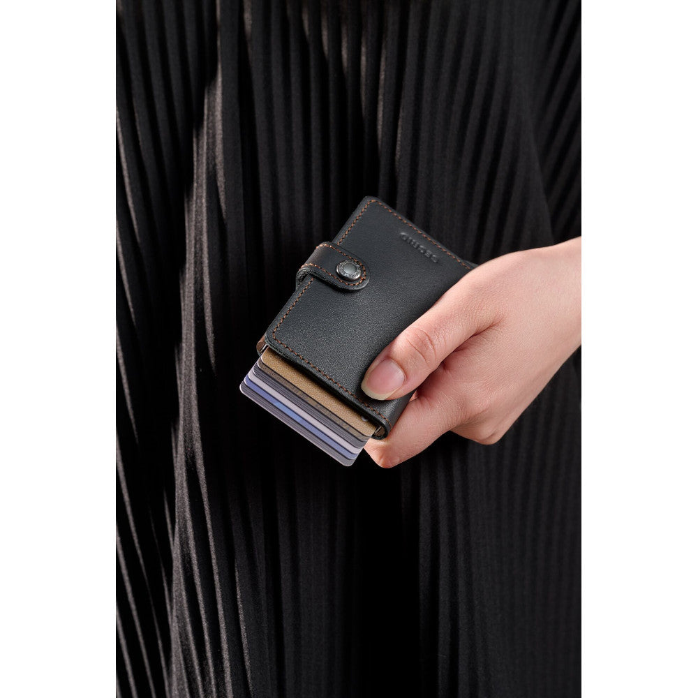 Secrid Original Black & Brown Miniwallet