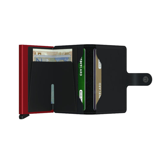 Secrid Matte Black & Red Miniwallet