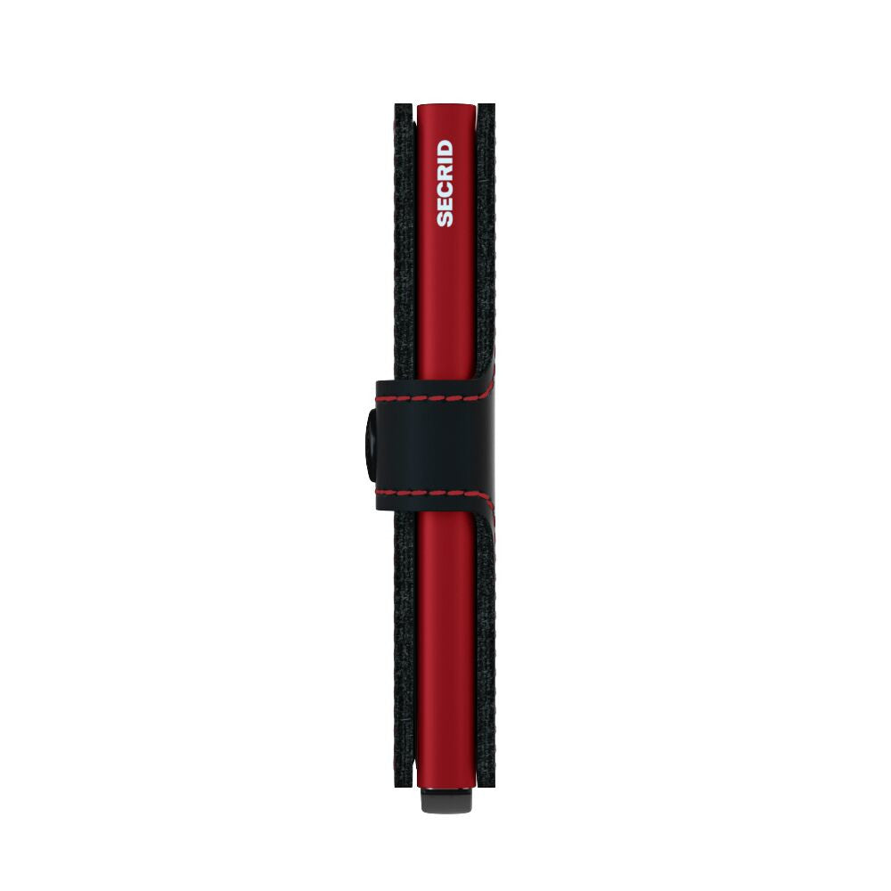 Secrid Matte Black & Red Miniwallet