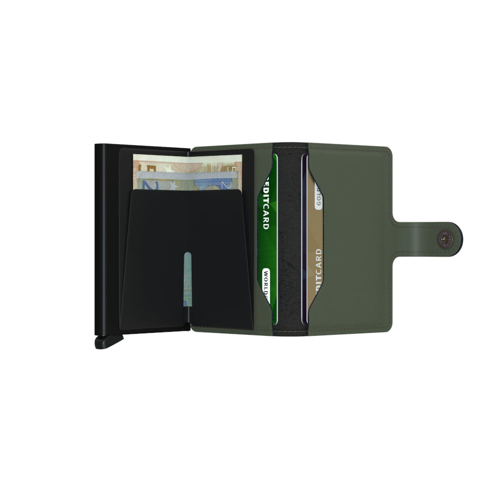 Secrid Matte Green & Black Miniwallet
