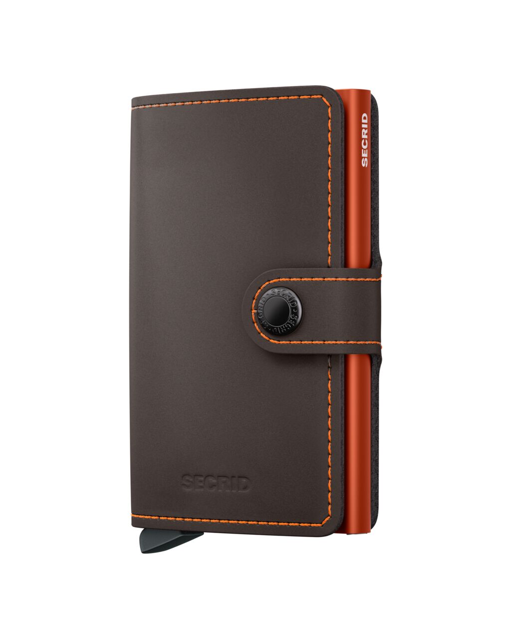 Secrid Matte Truffle & Orange Miniwallet