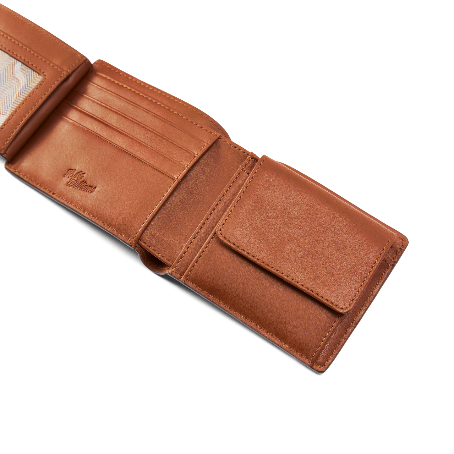 RM Williams Tan Wallet with Pocket and Tab