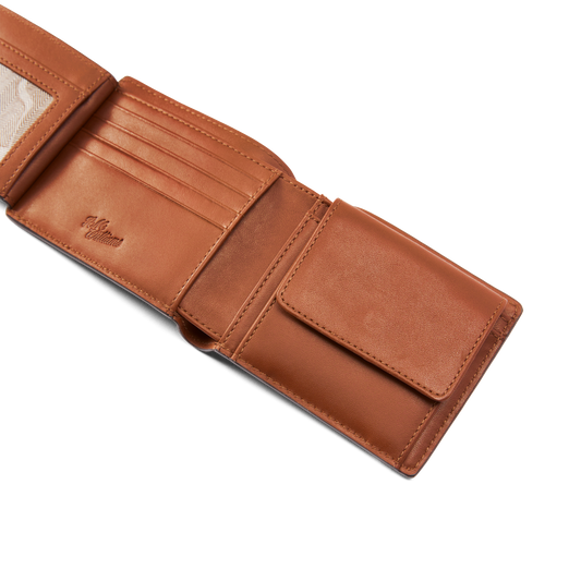 RM Williams Tan Wallet with Pocket and Tab