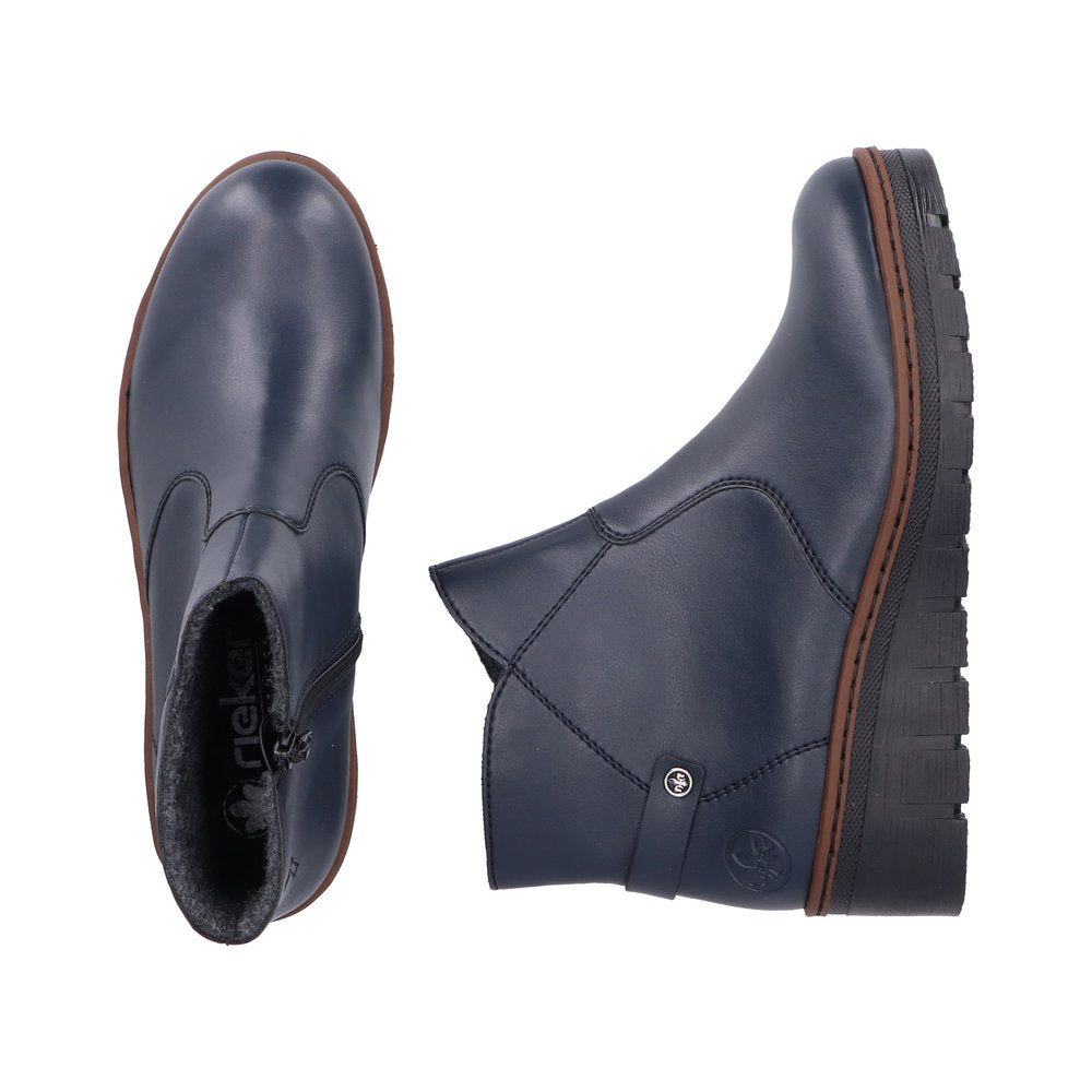 Rieker X9164-14 Blue Boots