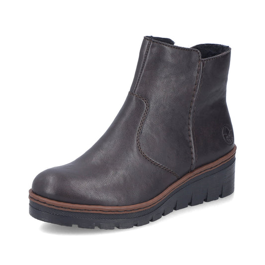Rieker X9165-25 Brown Mid Height Boots