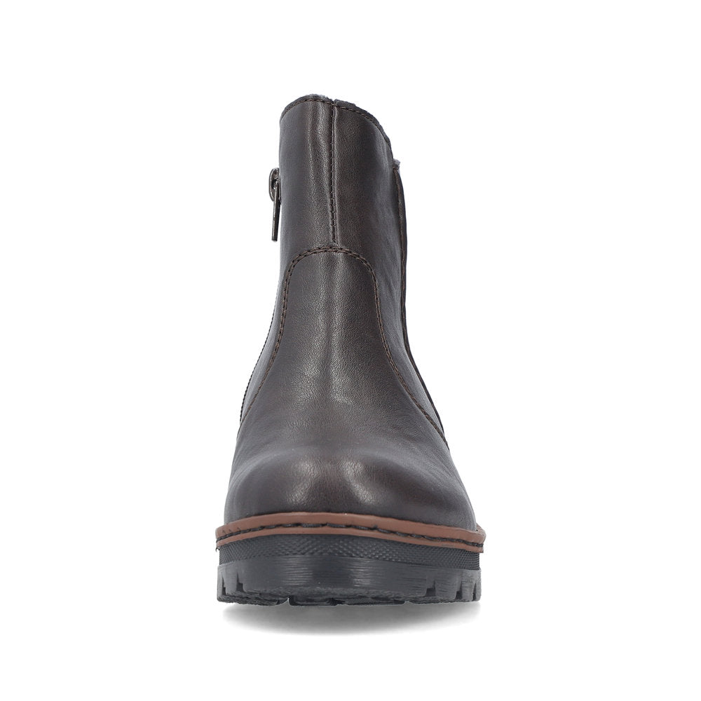Rieker X9165-25 Brown Mid Height Boots