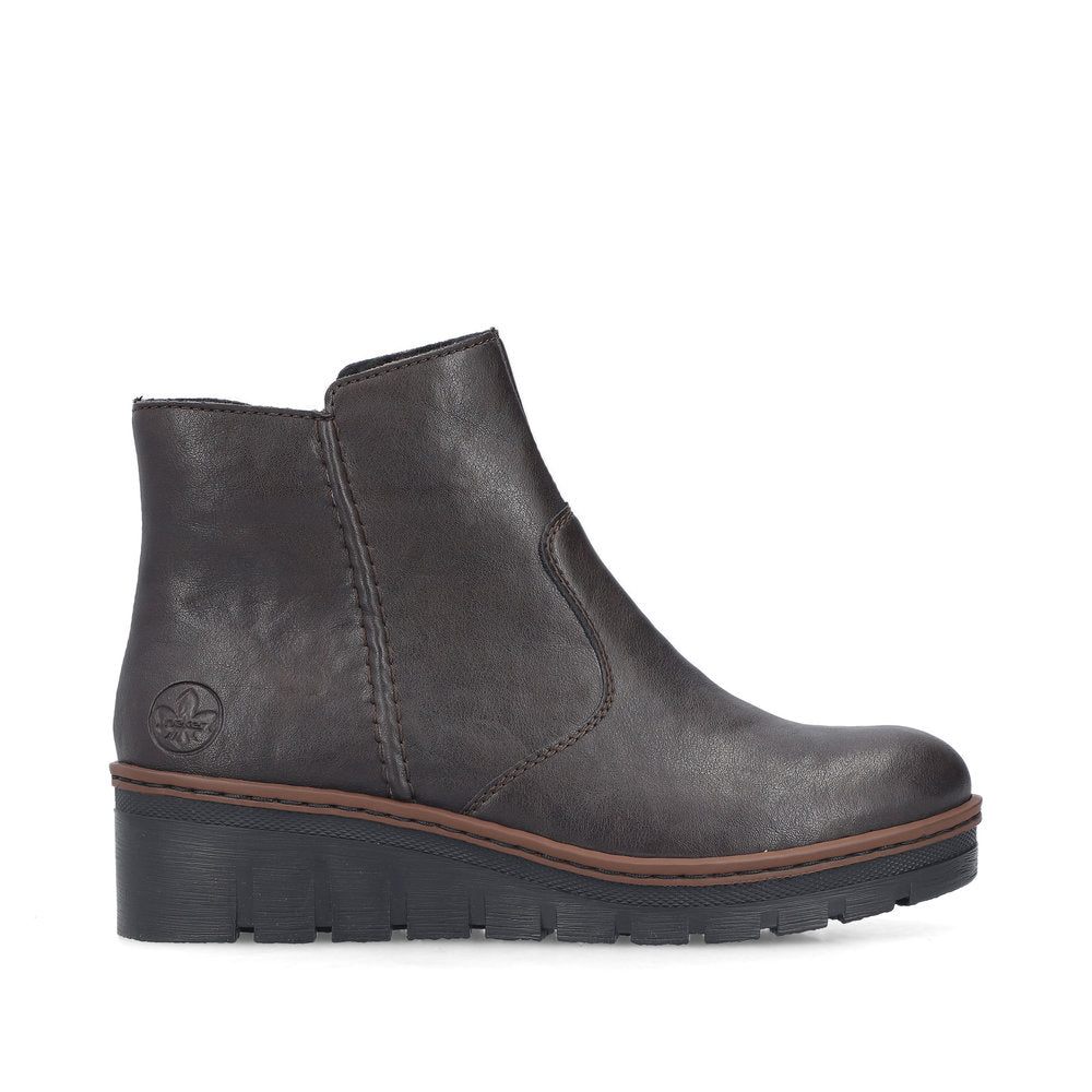 Rieker X9165-25 Brown Mid Height Boots