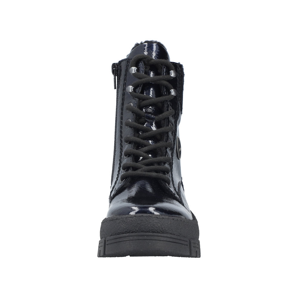 Rieker Y0220-14 Midnight Blue Black Boots