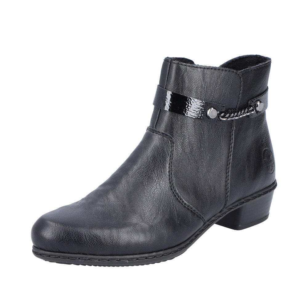 Rieker Y0783-00 Fabiola Black Boots