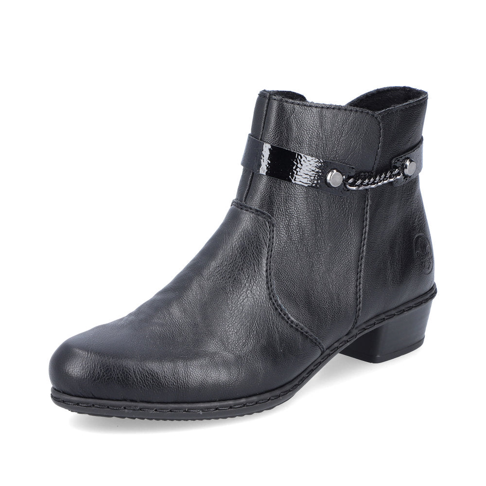 Rieker Y0783-00 Fabiola Black Boots