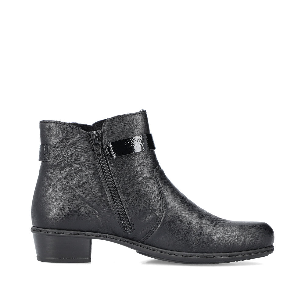 Rieker Y0783-00 Fabiola Black Boots