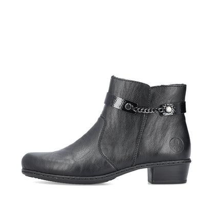 Rieker Y0783-00 Fabiola Black Boots