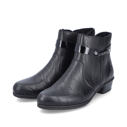 Rieker Y0783-00 Fabiola Black Boots