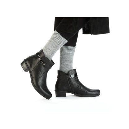 Rieker Y0783-00 Fabiola Black Boots