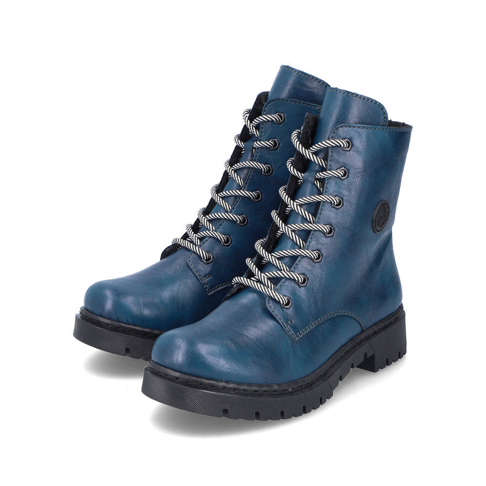 Rieker Y2440-12 Janet Blue Boots