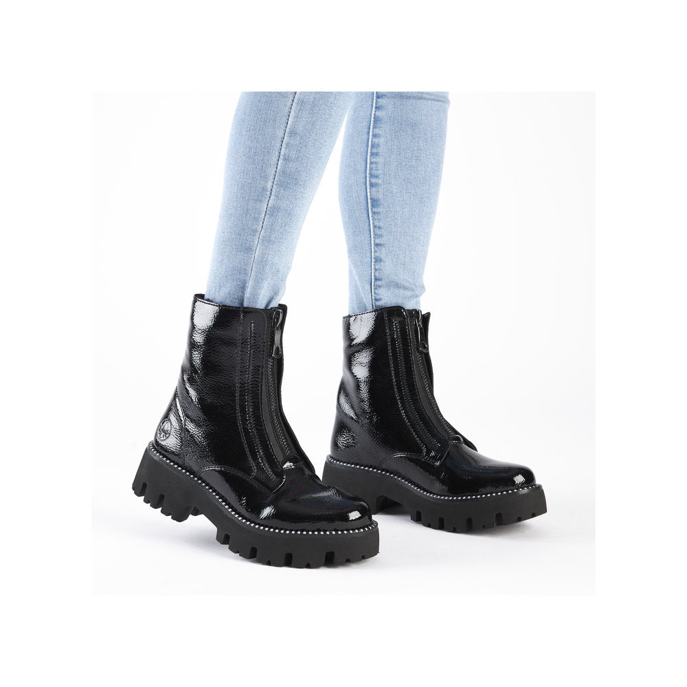 Rieker Y3351-00 Black Boots