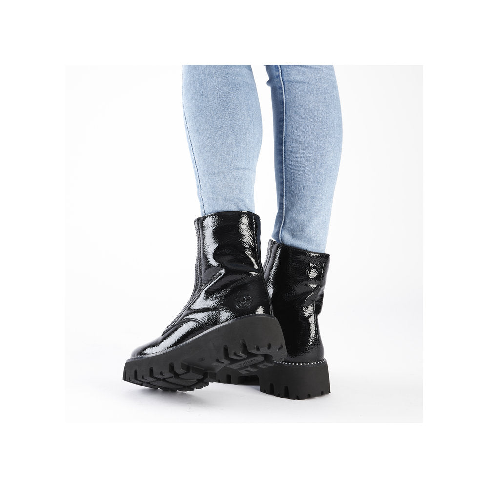 Rieker Y3351-00 Black Boots