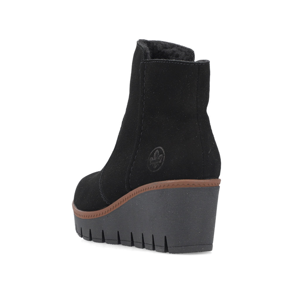 Rieker Y5065-00 Black Boots