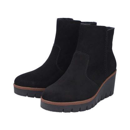 Rieker Y5065-00 Black Boots