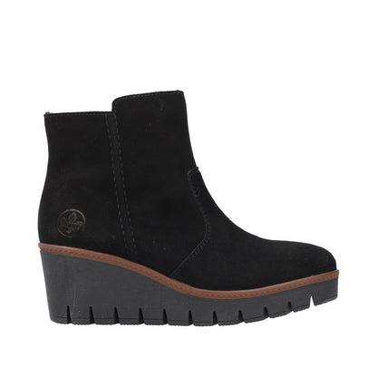 Rieker Y5065-00 Black Boots