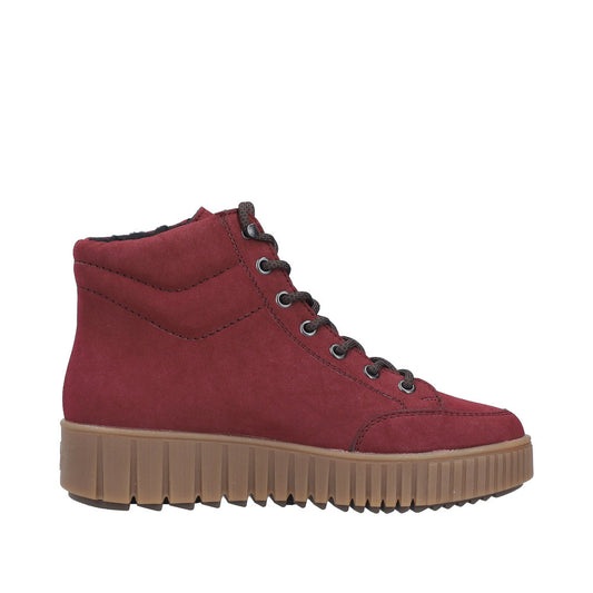 Rieker Y6104-35 Red Wine Boots