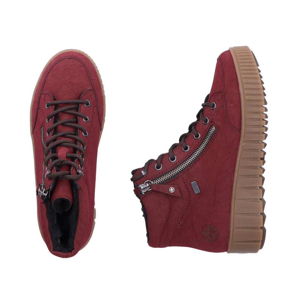 Rieker Y6104-35 Red Wine Boots