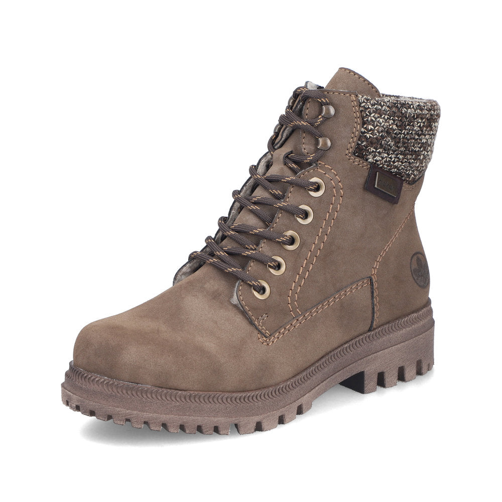 Rieker Y7621-25 Brown Mid Height Boots