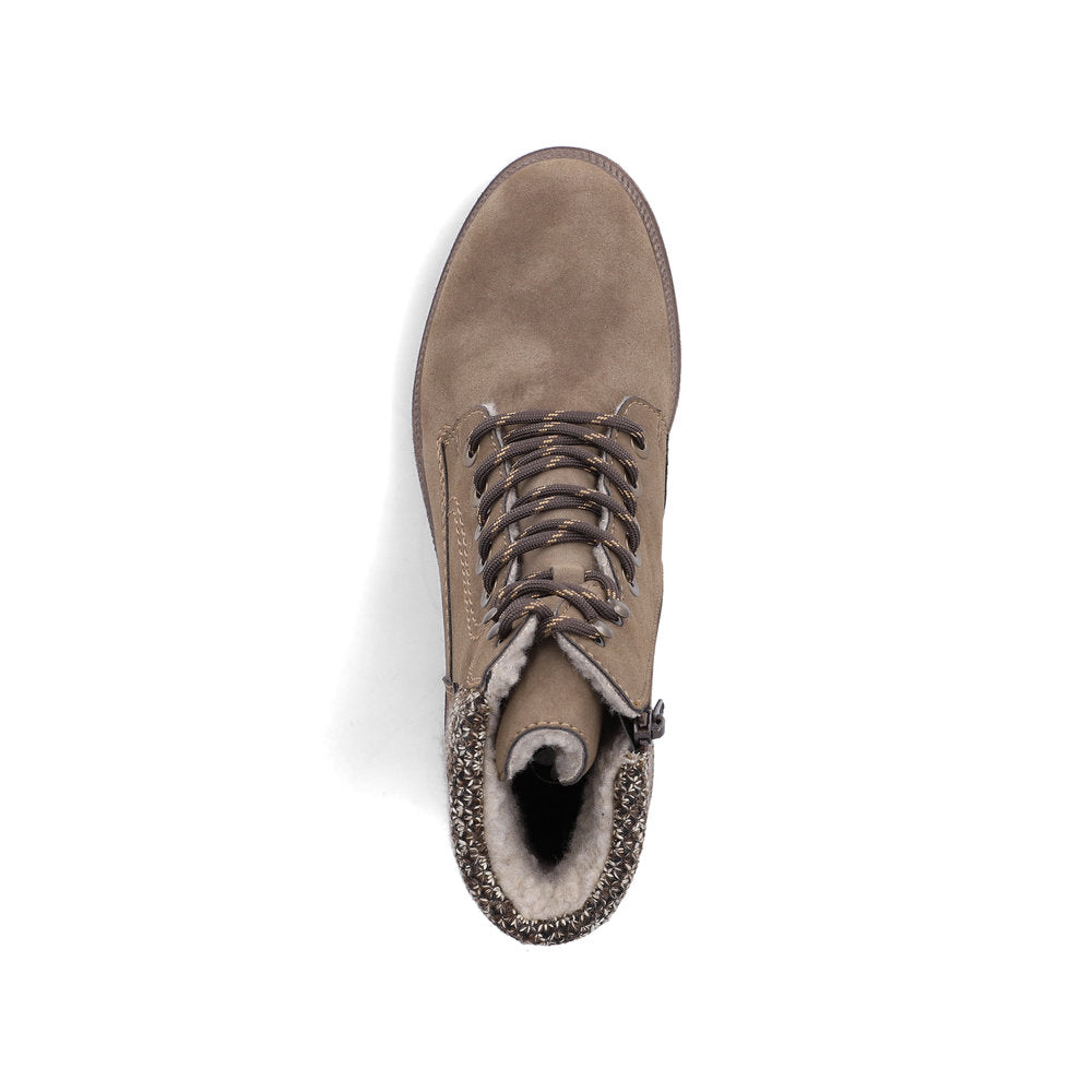 Rieker Y7621-25 Brown Mid Height Boots