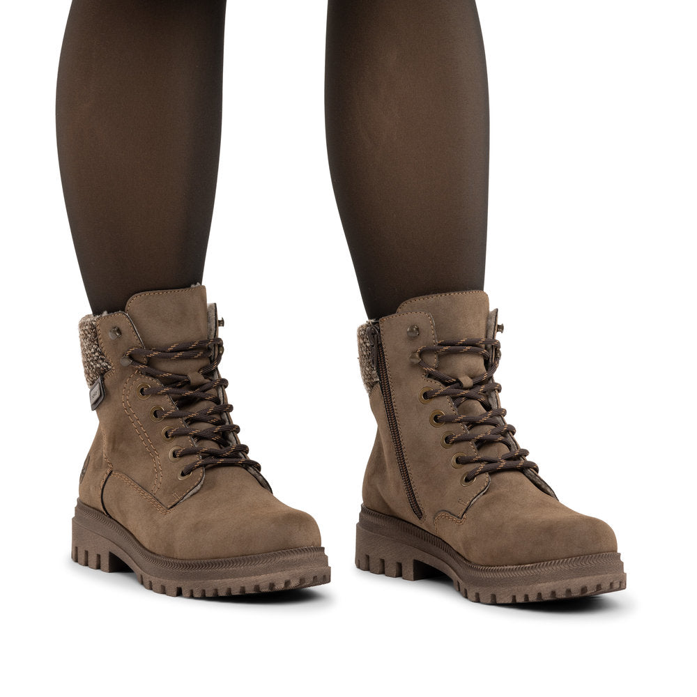 Rieker Y7621-25 Brown Mid Height Boots