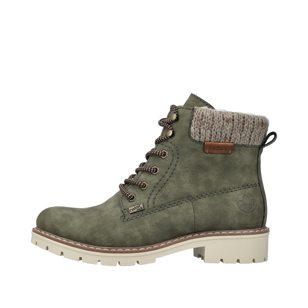 Rieker Y9118-54 Green Boots