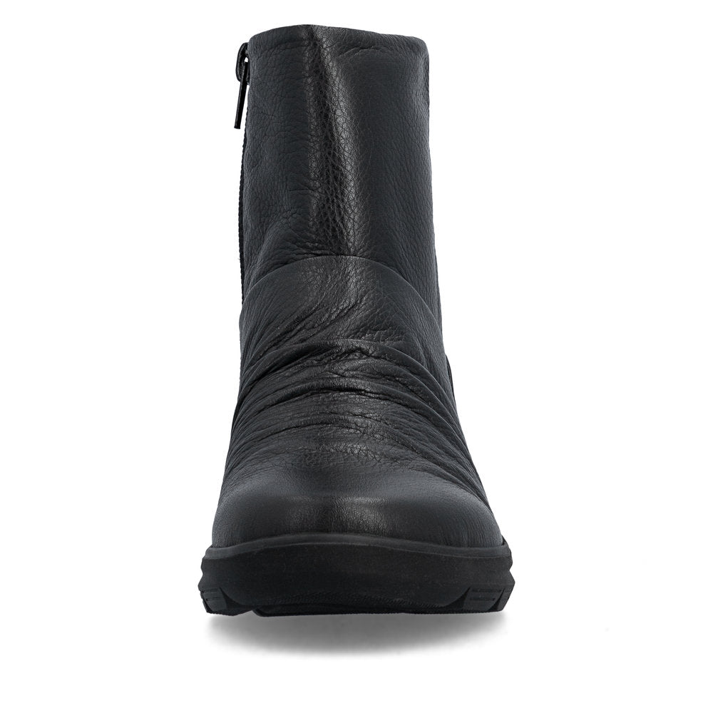 Rieker Z0066-00 Black Mid Height Boots