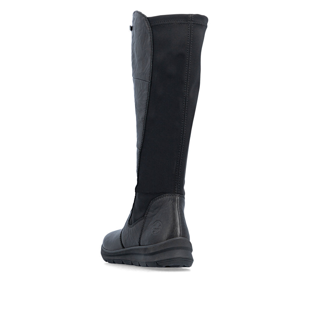 Rieker Z0067-00 Black Boots