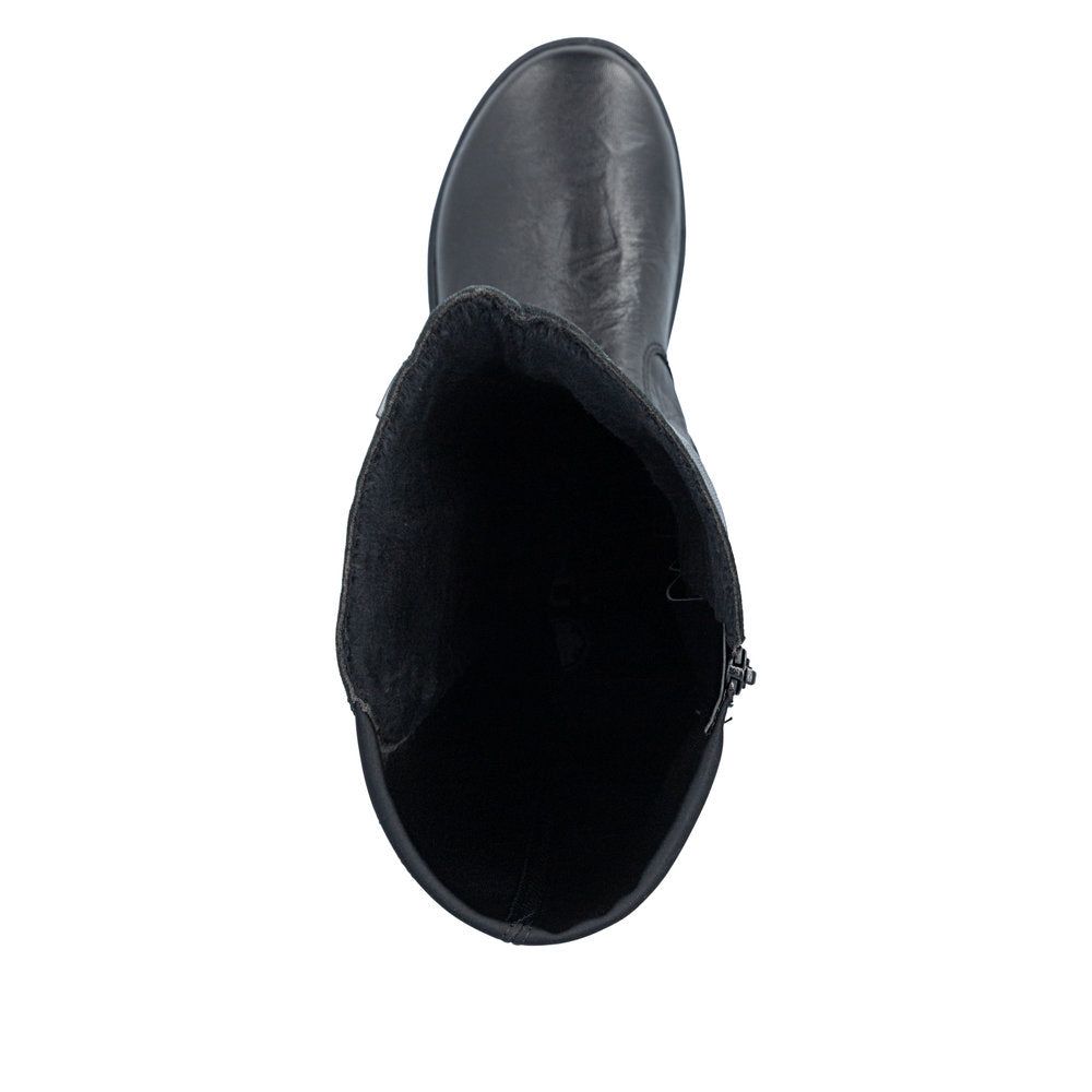 Rieker Z0067-00 Black Boots