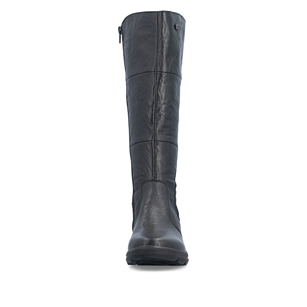 Rieker Z0067-00 Black Boots