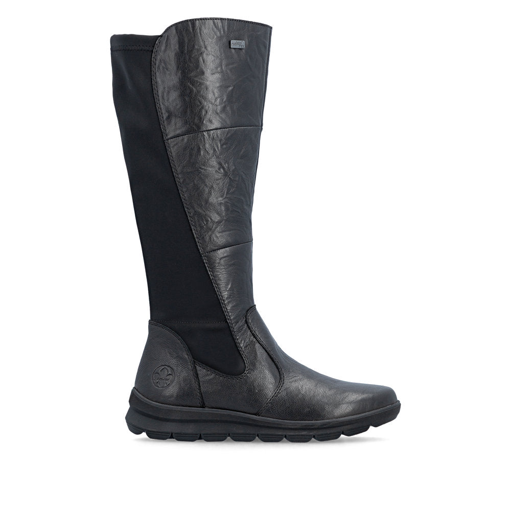Rieker Z0067-00 Black Boots