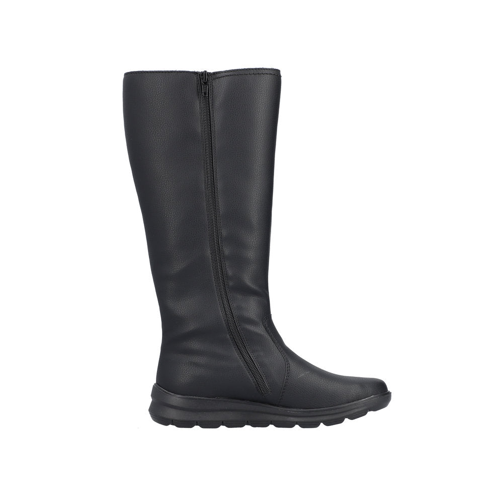 Rieker Z0090-00 Black Boots