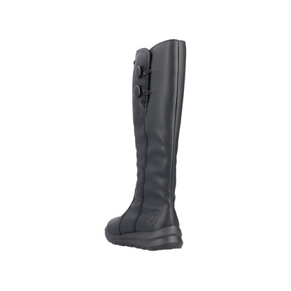 Rieker Z0090-00 Black Boots