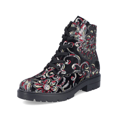 Rieker Z2841-90 Black-Multi Boots