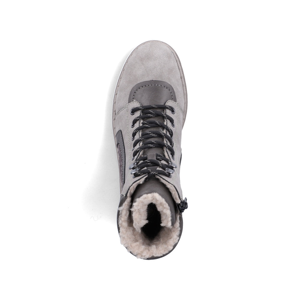 Rieker Z8904-40 Grey Mid Height Boots