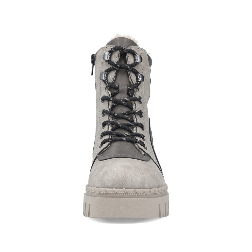 Rieker Z8904-40 Grey Mid Height Boots
