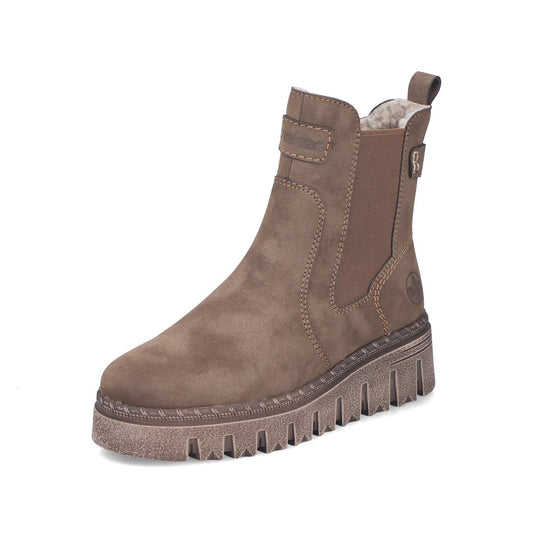 Rieker Z8960-25 Brown Mid Height Boots