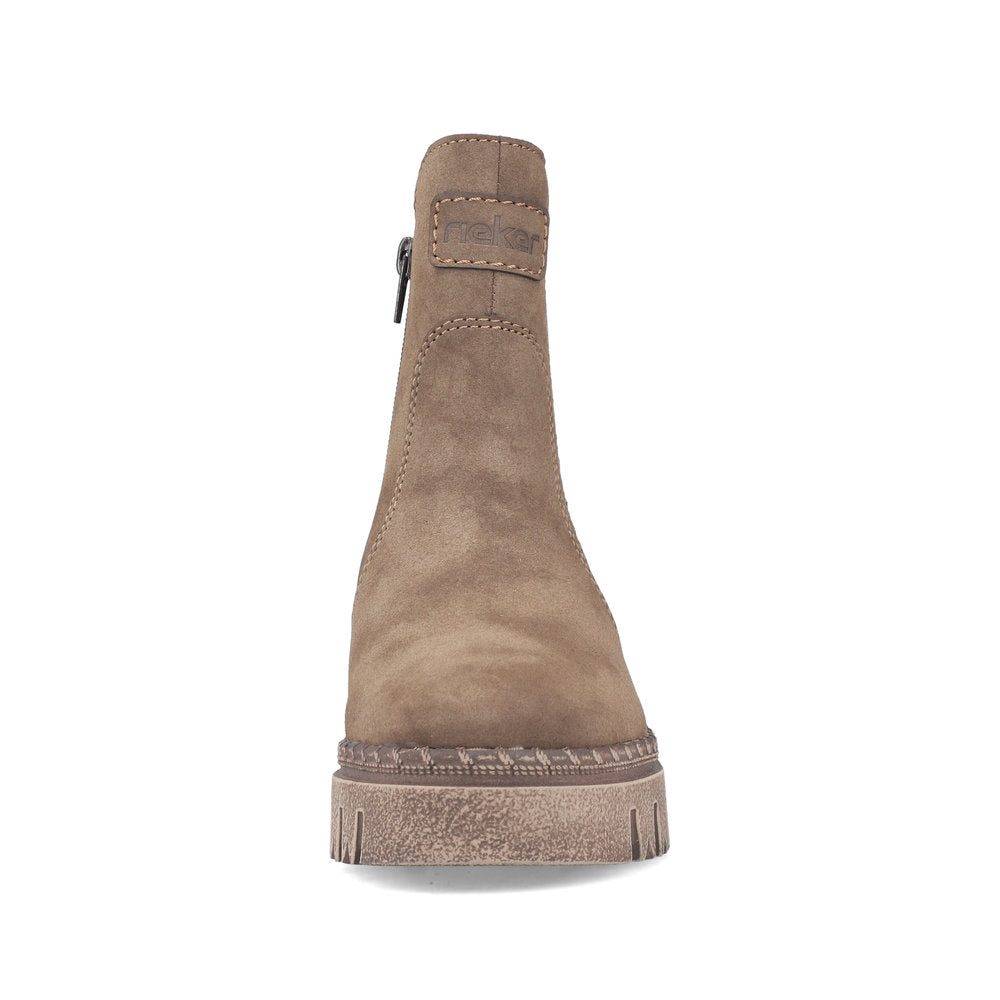 Rieker Z8960-25 Brown Mid Height Boots