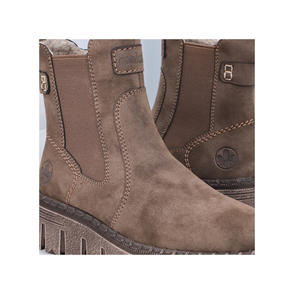 Rieker Z8960-25 Brown Mid Height Boots