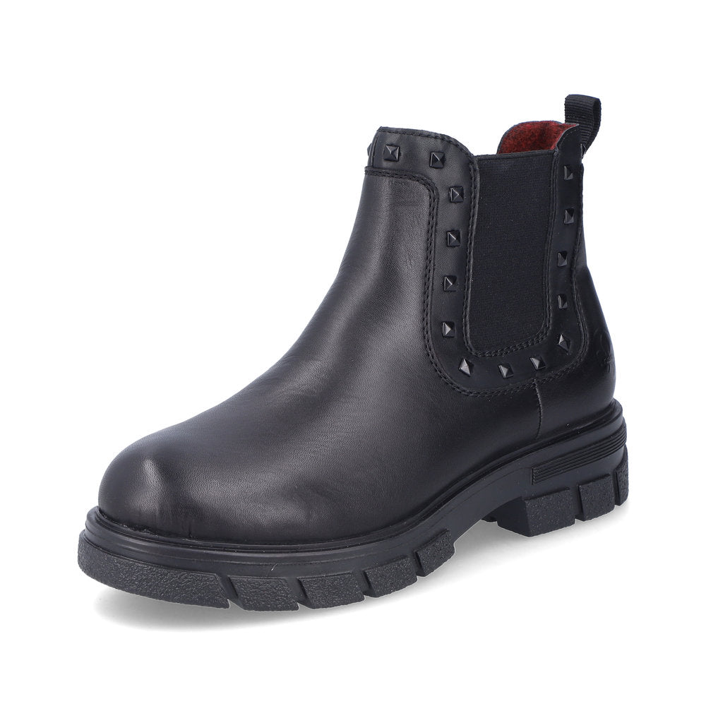 Rieker Z9154-00 Black Boots