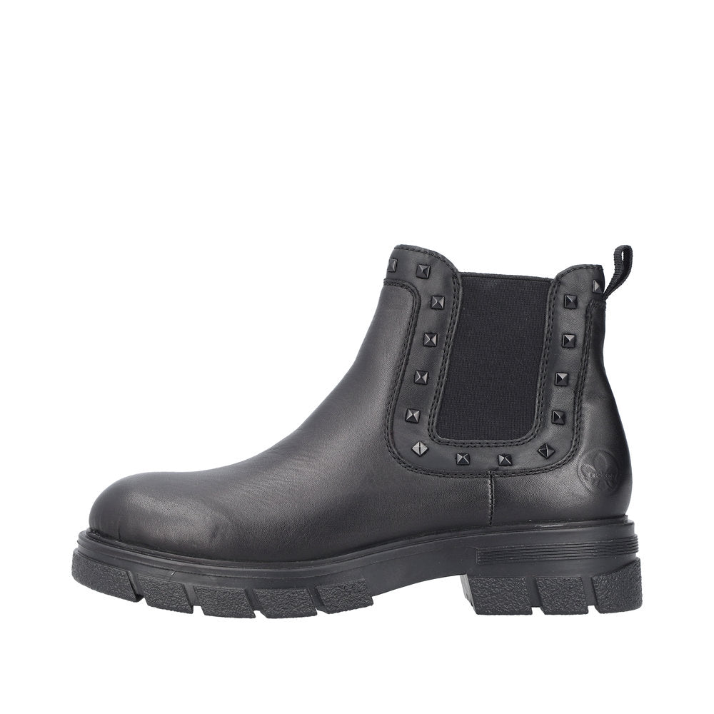 Rieker Z9154-00 Black Boots