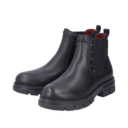 Rieker Z9154-00 Black Boots