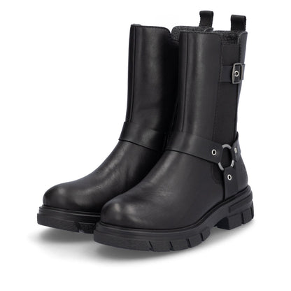 Rieker Z9177-00 Black Boots