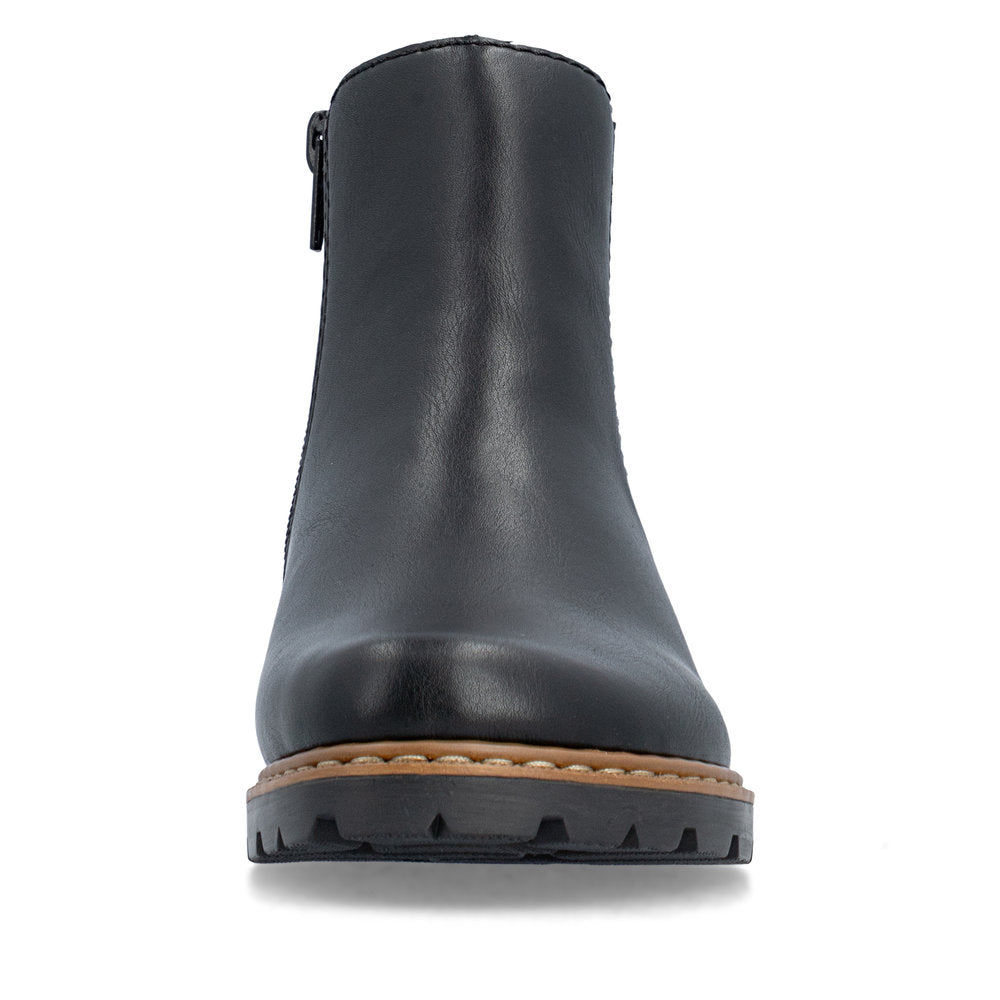 Rieker Z9340-00 Black Mid Height Boots