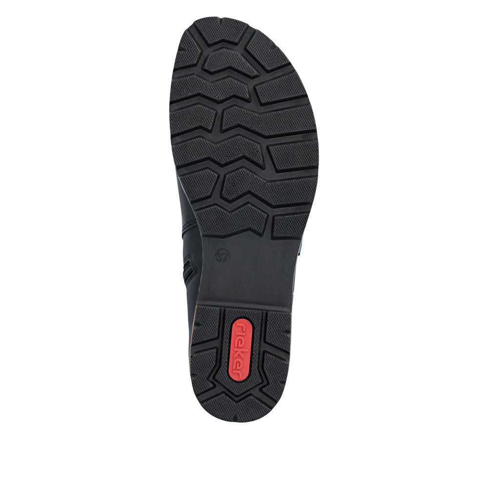 Rieker Z9340-00 Black Mid Height Boots